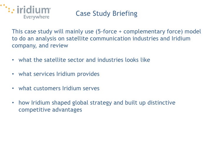 case study of iridium and globalstar ppt case study of iridium and globalstar ppt